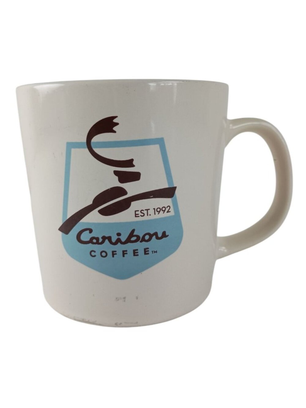Caribou coffee Ceramic Mug 16oz. Cup 2012